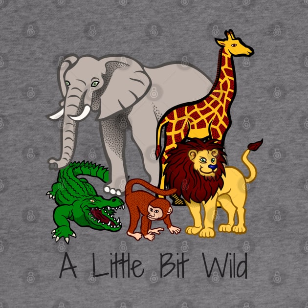 Zoo Safari Wild Animals Party Animal Design Lion Elephant Giraffe by InnerMagic